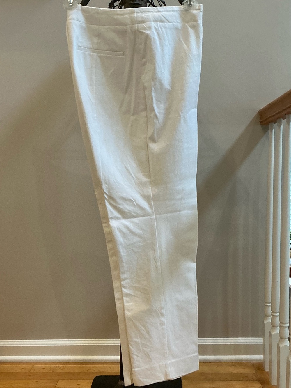 Talbots Straight leg cotton/rayon blend summer slacks with a little stretch
